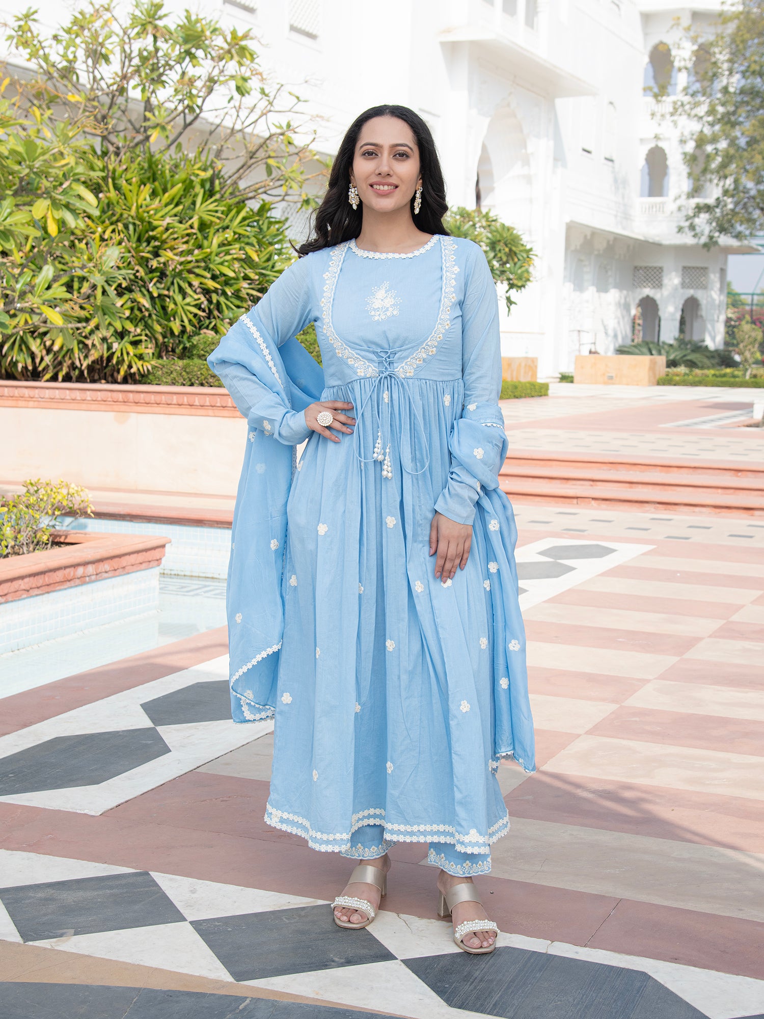 Mulmul Supima Cotton Amelia Kurta